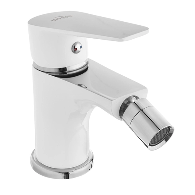 Invena Dokos bidet faucet white/chrome BB-19-002-V