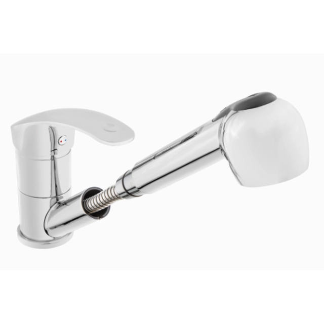 Invena Nea sink faucet with pull-out spout, chrome, BZ-83-W01-W