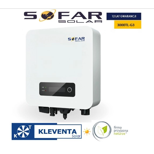 Inversor de rede Sofar Solar 3000TL-G3 1-fazowy WIFI/DC 3000W