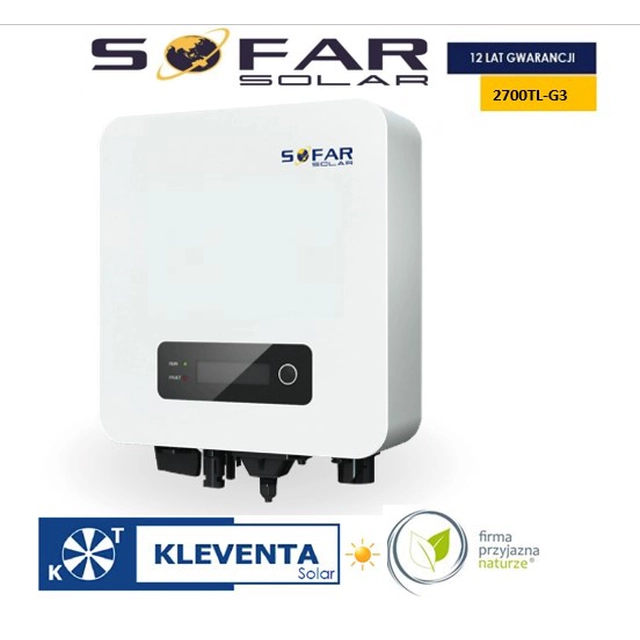 Inversor de rede Sofar Solar SOFAR 2700TL-G3 2700W