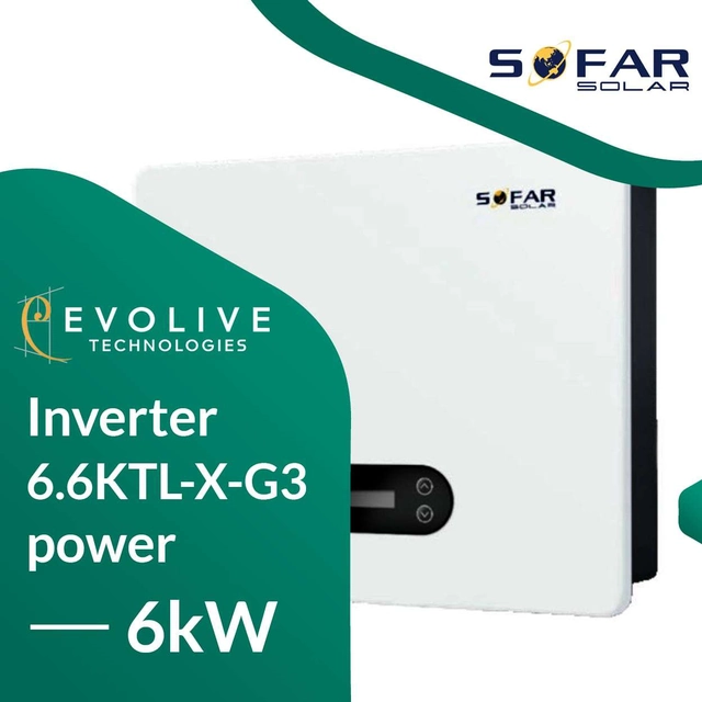 Inversor Sofar Solar 6.6KTL G2 3F SofarSolar