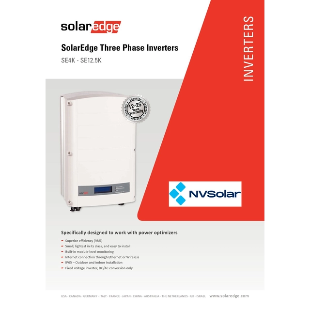 Inversor SolarEdge SE5K RW0 3phase