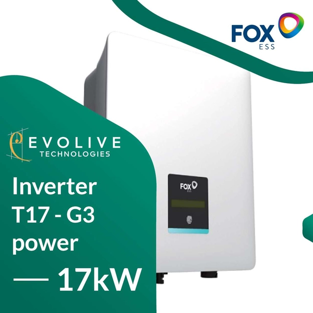 Inverter FoxESS T17 - G3 / 3-fazowy 17kW
