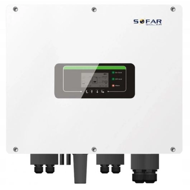 Inverter ibrido SOFAR HYD 15KTL / 3-fazowy, contatore CHINT ELECTRIC 3F DTSU666 incluso