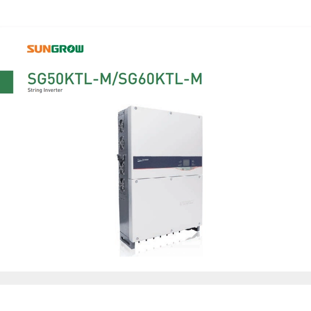 Inverter Sungrow SG 50KTL 50kW kW inverter