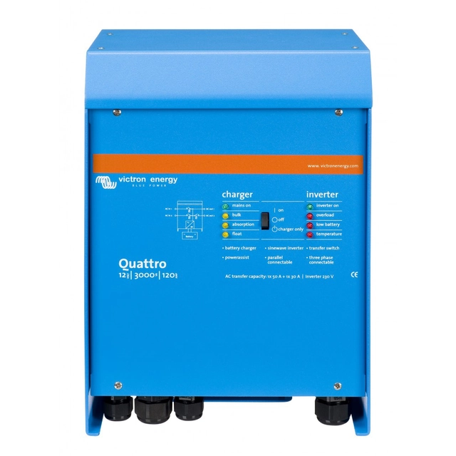 Inverter Victron Energy Quattro 24V 3000VA/2400W z vgrajenim polnilnikom baterij