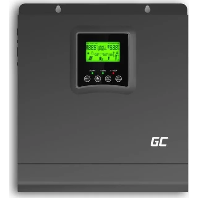 Invertor Green Cell Green Cell - Invertor solar Invertor off-grid cu încărcător solar MPPT 24VDC 230VAC 2000VA/2000W Undă sinusoidală pură