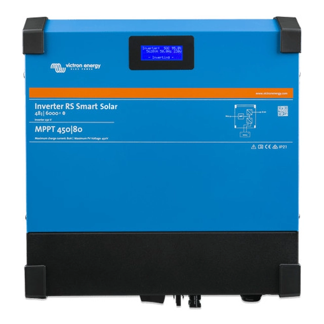 Invertor Victron Energy Inverter RS ​​​​Smart Solar 48V 6000VA/5300W střídač se solárním regulátorem nabíjení