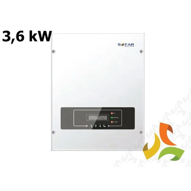 Inwerter falownik 3,6 kW 1F 16,8A 3.6KTLM-G2 2MPPT wyłącznik DC Moduł WiFi SOFAR3.6KTLM-G2 SOFAR