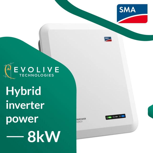 Inwerter SMA hybrydowy / falownik 3-fazowy / Sunny Tripower 8.0 SMART ENERGY