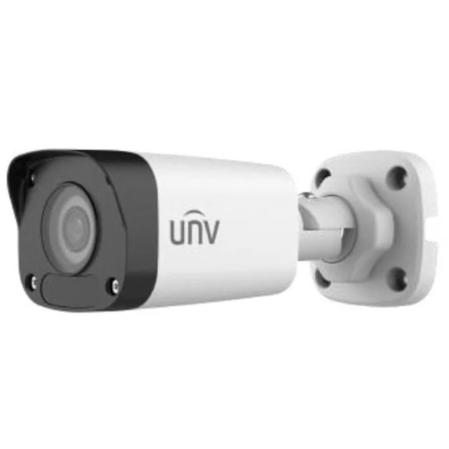 IP novērošanas kamera, 4 megapikseļi, objektīvs 2.8mm, IR 30m, PoE, IP67 - UNV IPC2124LB-SF28-A