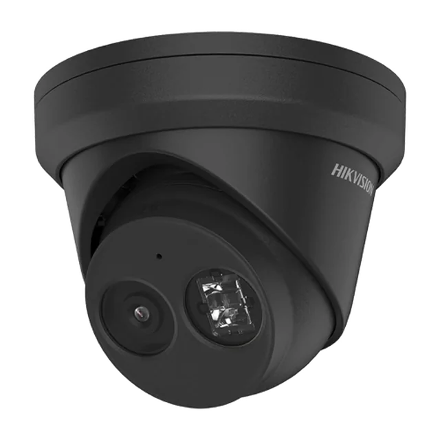 IP novērošanas kamera, 4MP, IR objektīvs 2.8mm, AcuSense, mikrofons, PoE — HIKVISION DS-2CD2343G2-IU-2.8mm-BLACK
