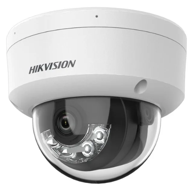 IP stebėjimo kamera 4MP, objektyvas 2.8mm, IR 30m, balta šviesa 30m, mikrofonas, PoE, išmanioji hibridinė lemputė – Hikvision DS-2CD1143G2-LIU(2.8mm)