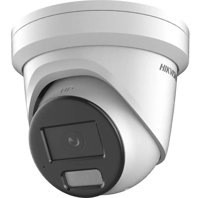 IP surveillance camera, 2 Megapixels, WL 30M, lens 2.8MM, ColorVu, Microphone, Dome - Hikvision - DS-2CD2327G2-LU28C