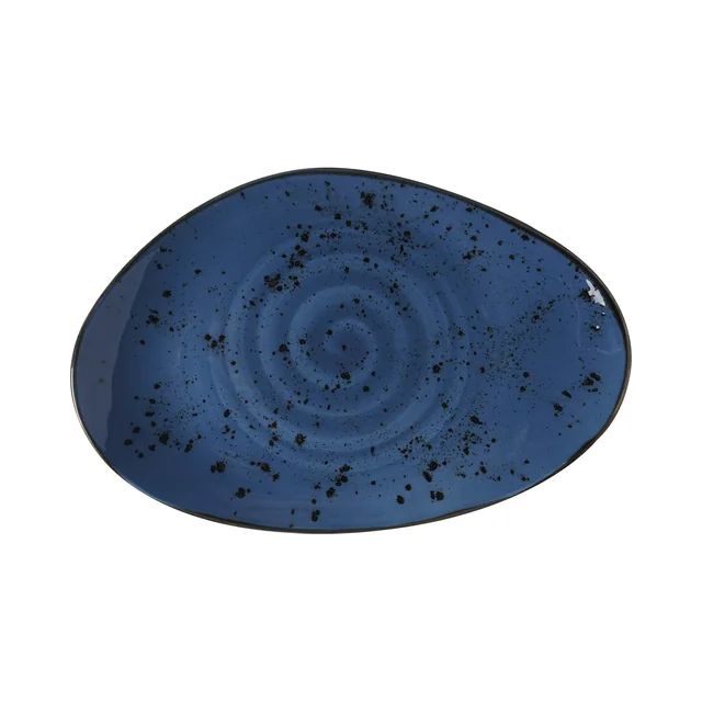 Iris organic shaped plate 350x210 mm