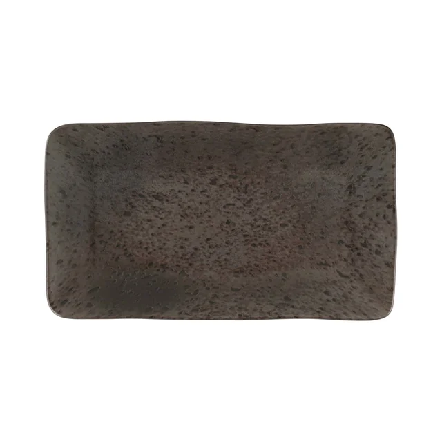 Ironstone rectangular platter, 280x150 mm