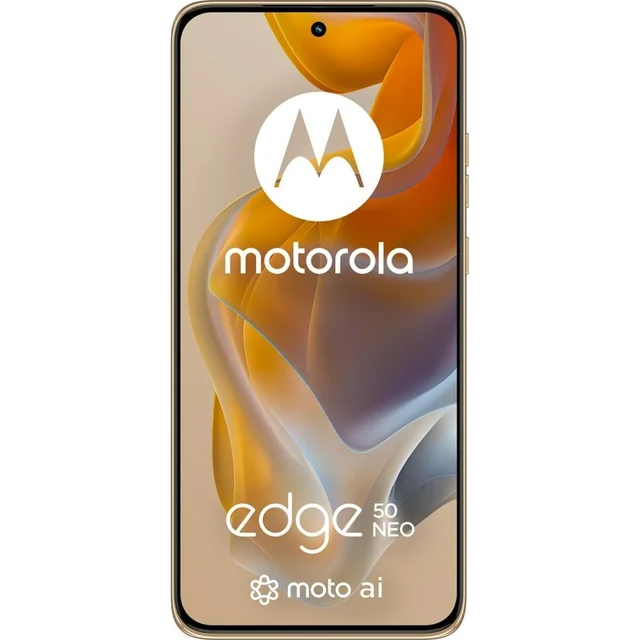 Išmanieji telefonai Motorola Edge 50 Neo 5G 6,4&quot; 12 GB RAM 512 GB smėlio spalvos