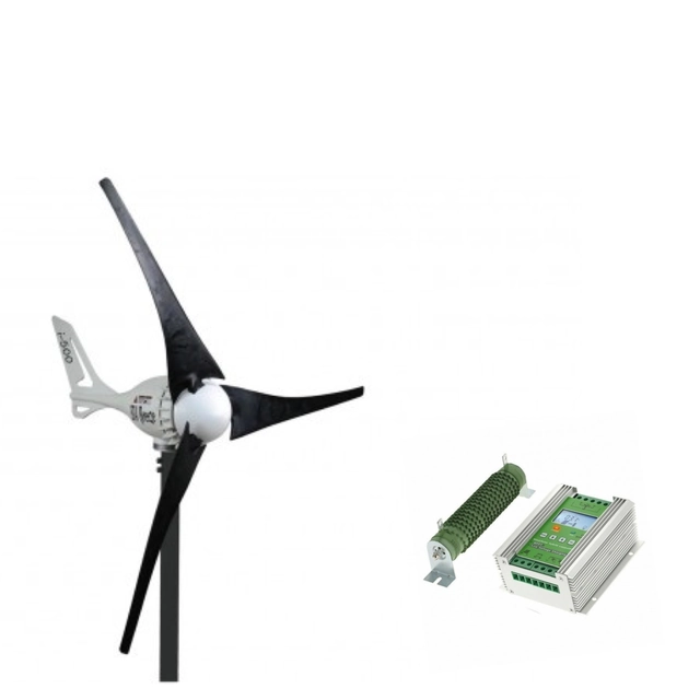 Ista Breeze Windkraftanlage i500W + Hybridregler 500W Spannung: 24 V