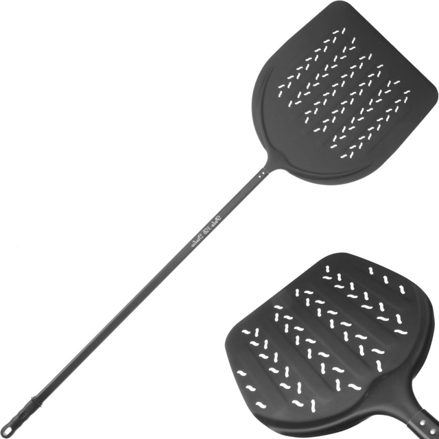 ITALIA aluminum pizza shovel 3D perforated 500x1700mm