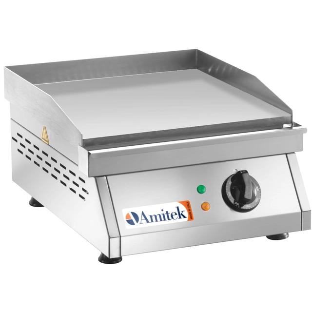 Italiaanse Grillplaat Elektrisch Glad 3000w Amitek 6050005