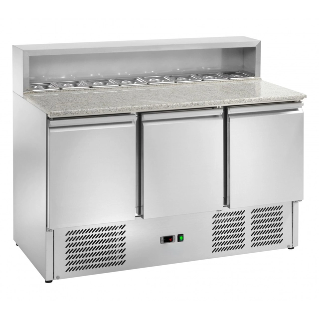 Italian Refrigerated Table For Pizza 3-Drzwiowy Salad Amitek 1030058