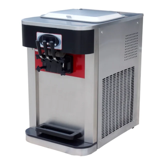 Italienische Eismaschine RQMG723 | 2 Aromen +mix | verstellbar | Nachtkühlung | 2x7 l