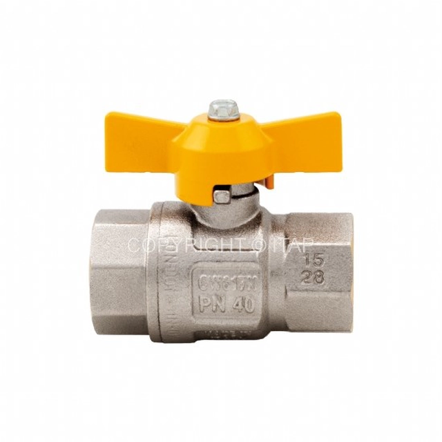 ITAP LONDON ball valve for gas, d, inside-inside, short handle, 1/2&#039;&#039;