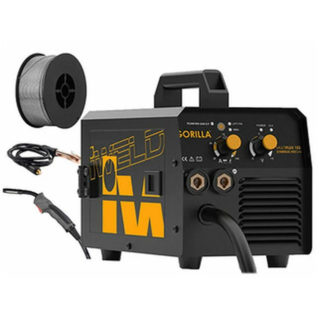 Iweld Gorilla Multiflux 153 consumable electrode inverter welder 50 - 140 A | 230 V