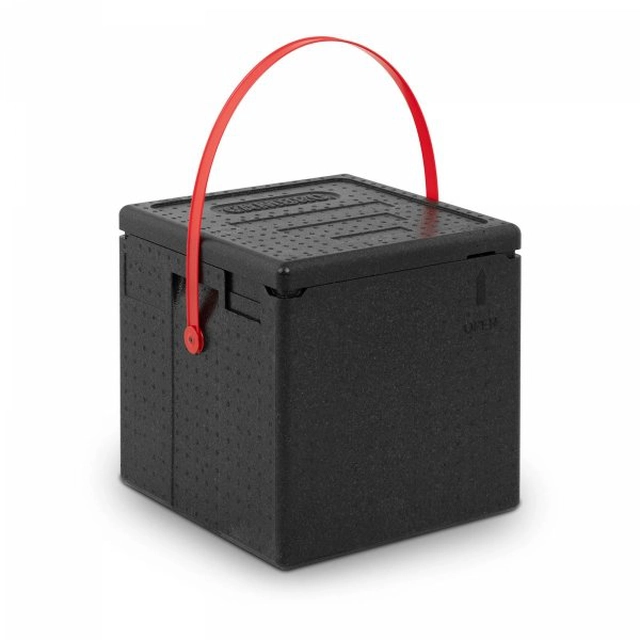 Izolēts picas konteiners - 8 kastēm - sarkana CAMBRO sloksne 10330002