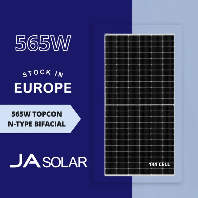 JA Päikeseenergia JAM72D42-LB 625W // JA Päikeseenergia 625W Päikesepaneel