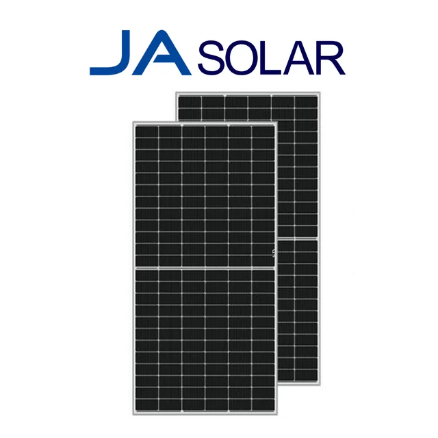 JA Solar 425W Bifaciaal dubbel glas half uitgesneden zwart frame