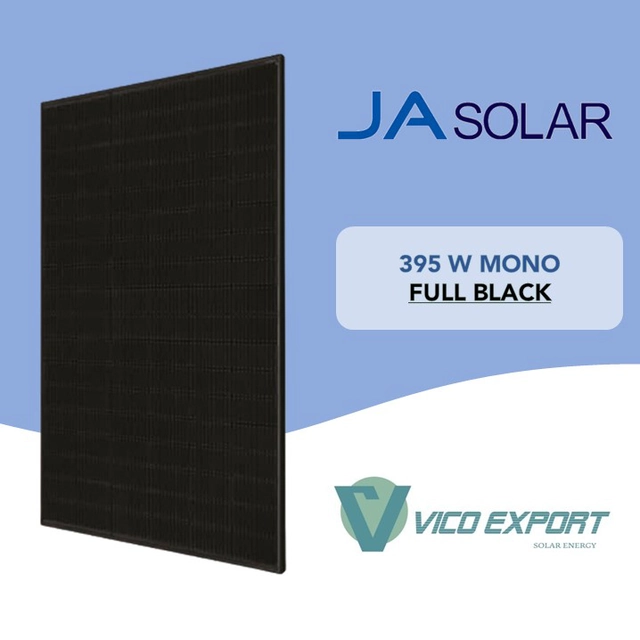 JA Solar JAM-395-54S31/MR // JA Solar 395W Painel Solar // Totalmente Preto