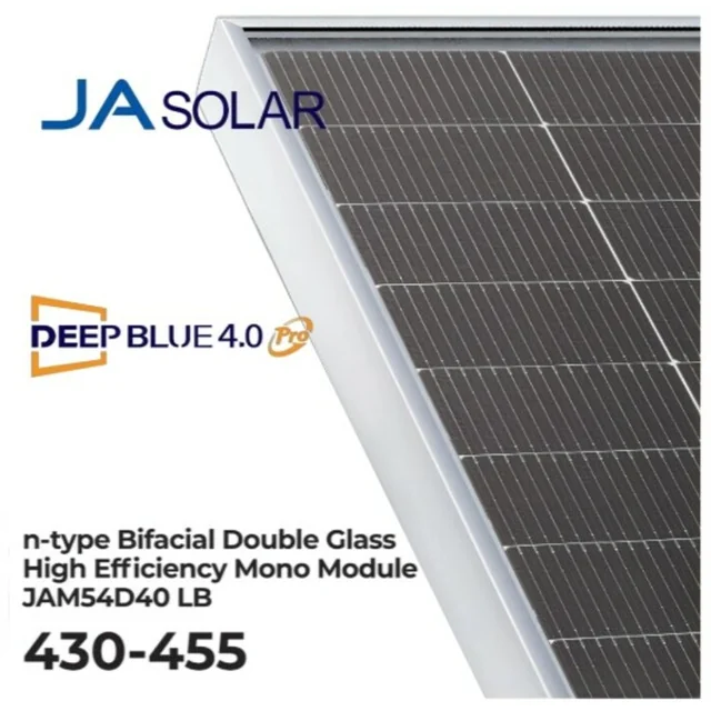 JA Solar JAM54D40 435LB Černý rám