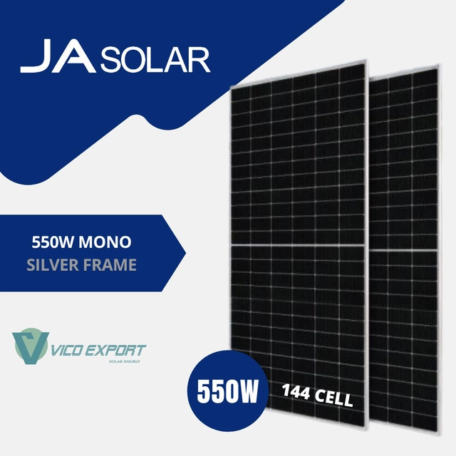 JA Solar JAM66D4-580/MB // JA Solar 580W Saulės skydas