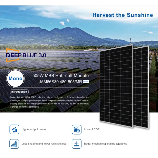 JA SOLAR JAM66S30-505/MR // JA SOLAR 505W Panel słoneczny