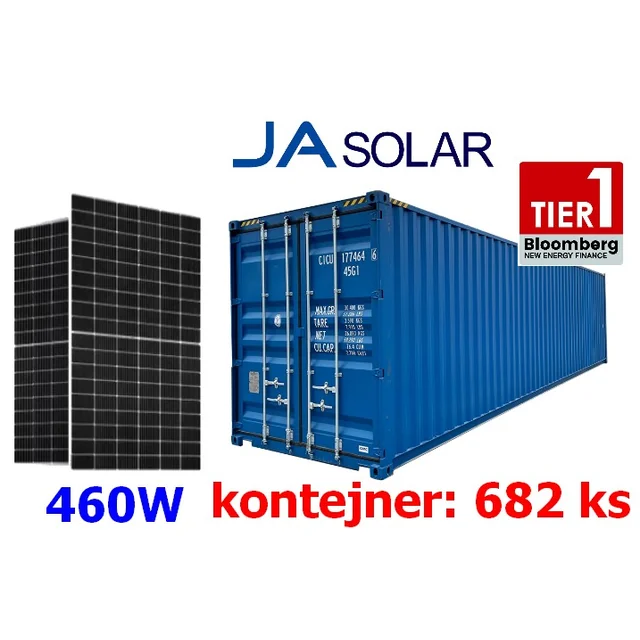 JA Solar JAM72S20, CONTENEDOR, 460 W