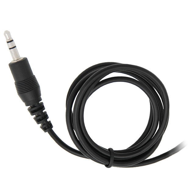 Jack plug 3,5 ST straight with cable 0,4m