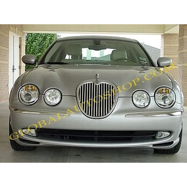 Jaguar S Type - Calandre à bandes chromées, réglage du pare-chocs factice chromé