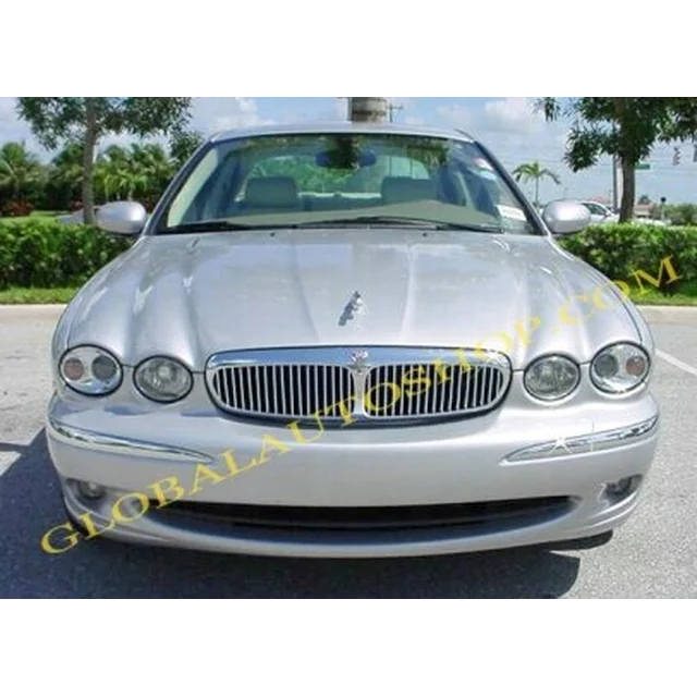 Jaguar X Type — Chrome Strips Grill Chrome Dummy Bufer Tuning