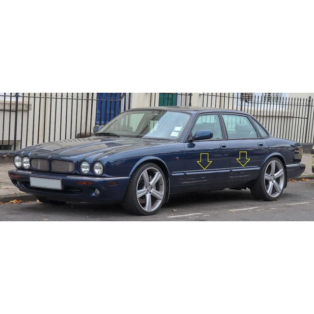 Jaguar XJ6 1995-2003 - Kromirane zaščitne letve na stranskih vratih