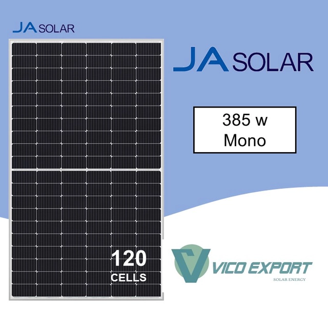 JAM60S20-385/MR Rāmis 30 // JA Solar 385W // Sudraba rāmis