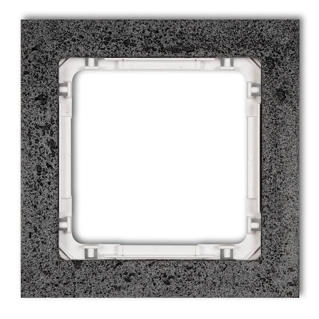 Jednoduchý univerzální rám - beton (rám: antracit; spodní část: bílá) KARLIK DECO 11-0-DRB-1