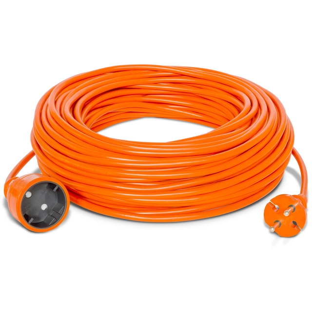 Jednozásuvkový zahradní prodlužovací kabel PO-ST / 10M / 2X1 / OMY
