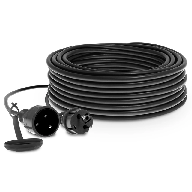 Jednozásuvkový zahradní prodlužovací kabel PO-ST / 10M / 3X1,5 / H05VV-F