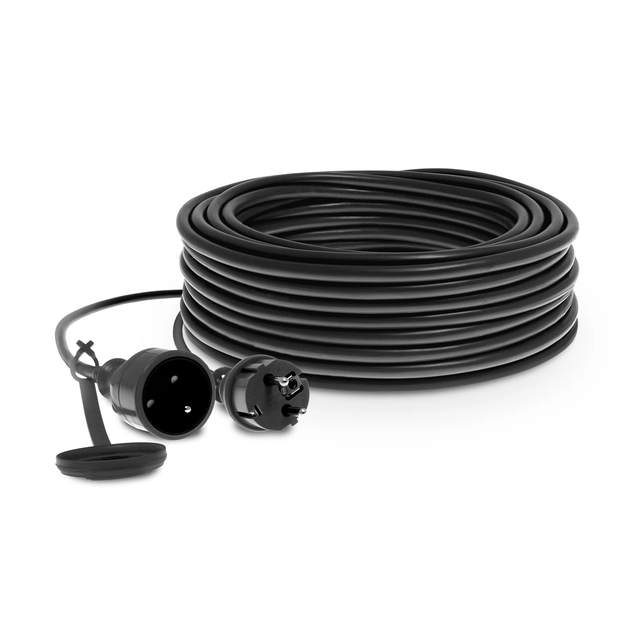 Jednozásuvkový zahradní prodlužovací kabel PO-ST / 3M / 3X1,5 / H03VV