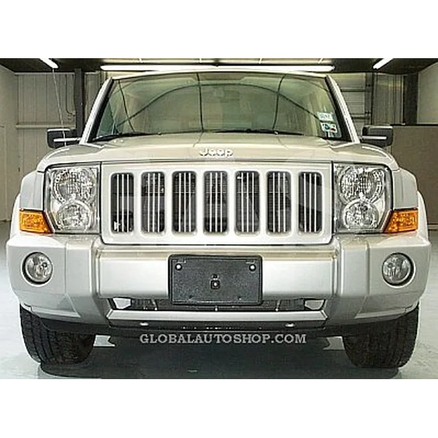 Jeep Commander — Chrome Strips Grill Chrome Dummy Bufer Tuning