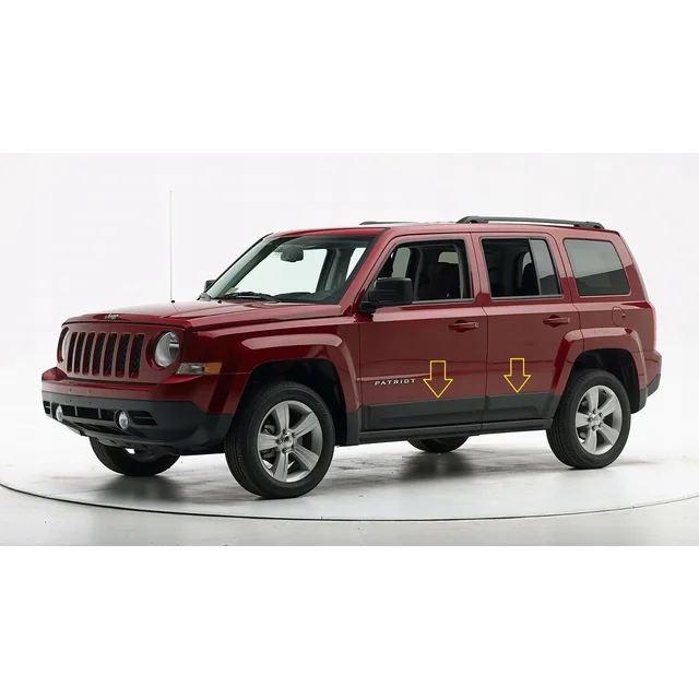 Jeep Patriot 2007-2017 - Benzi laterale de protecție cromate pentru uși