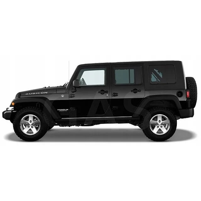 JEEP WRANGLER - CHROME strips on decorative chrome side doors