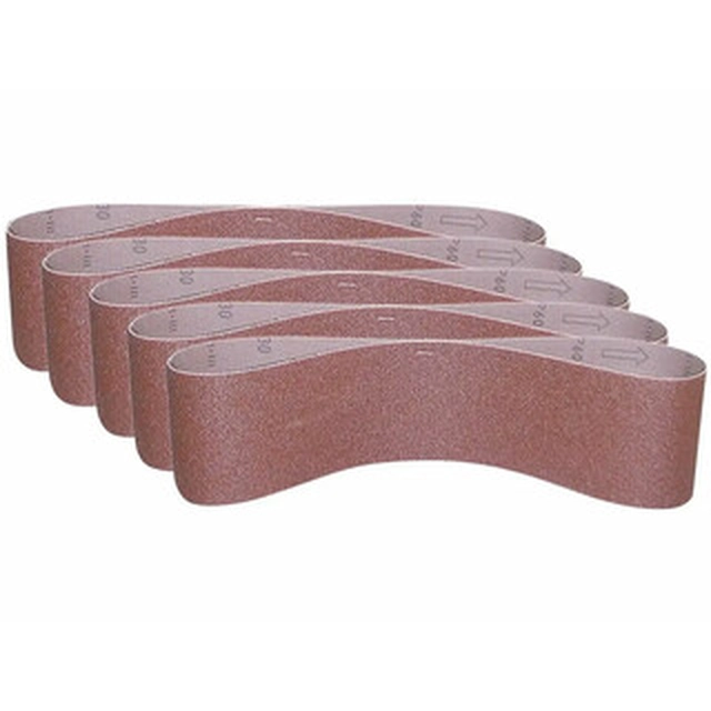 Jeu de bandes abrasives sans fin Güde K100 5db