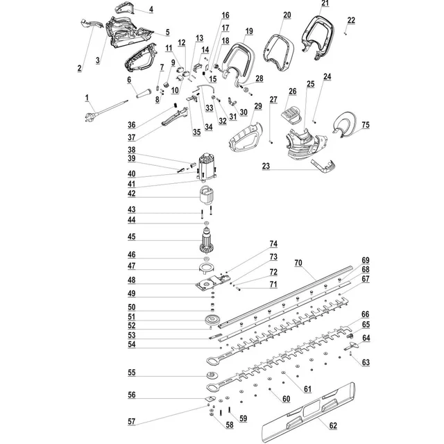 JEU DE LAMES (47, 54, 55, 57-64) DEDRA